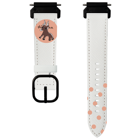 スマートウォッチレザーバンド［ アオのハコ -千夏画伯の鹿 ］
