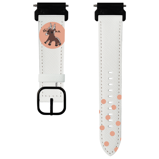 スマートウォッチレザーバンド［ アオのハコ -千夏画伯の鹿 ］
