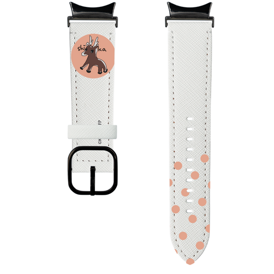 スマートウォッチレザーバンド［ アオのハコ -千夏画伯の鹿 ］