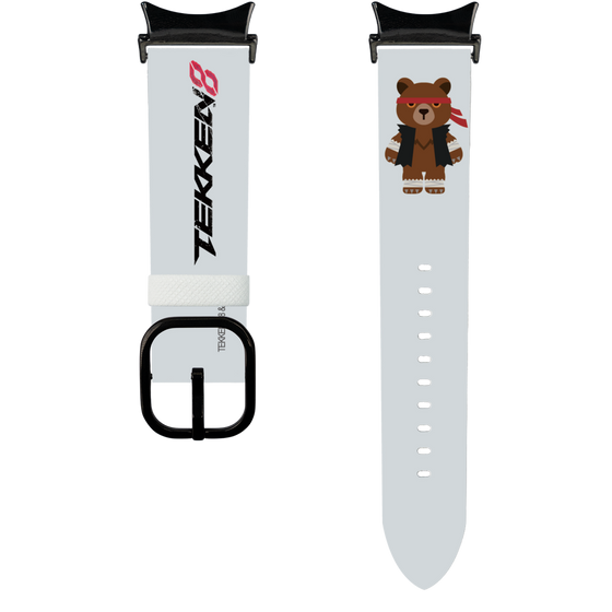 スマートウォッチレザーバンド［ 鉄拳 - ちびキャラ - クマ ］