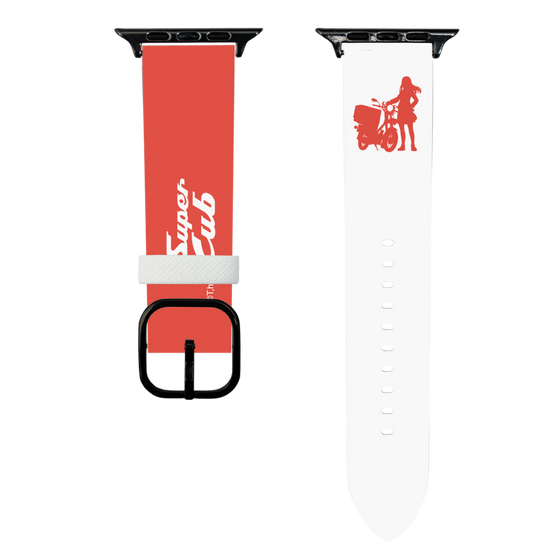 スマートウォッチレザーバンド［ TVアニメ「スーパーカブ」 - シルエット - 礼子 ］