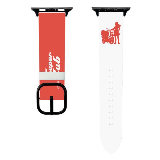 スマートウォッチレザーバンド［ TVアニメ「スーパーカブ」 - シルエット - 礼子 ］