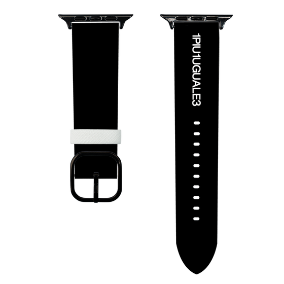 スマートウォッチレザーバンド［ 1PIU1UGUALE3 - ロゴ ］