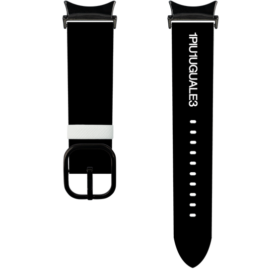 スマートウォッチレザーバンド［ 1PIU1UGUALE3 - ロゴ ］