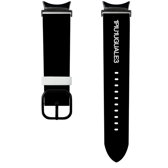 スマートウォッチレザーバンド［ 1PIU1UGUALE3 - ロゴ ］