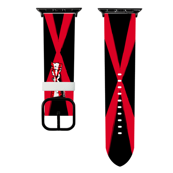 スマートウォッチレザーバンド［ 戦隊大失格 - ロゴ - ブラック ］