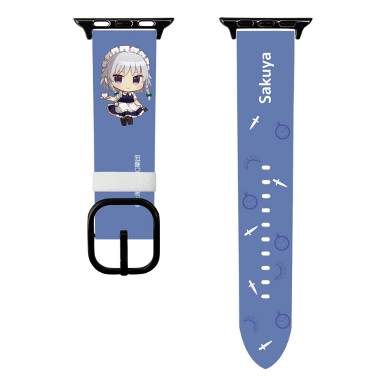 スマートウォッチレザーバンド［ 東方プロジェクト - SDキャラ - 十六夜咲夜 ］