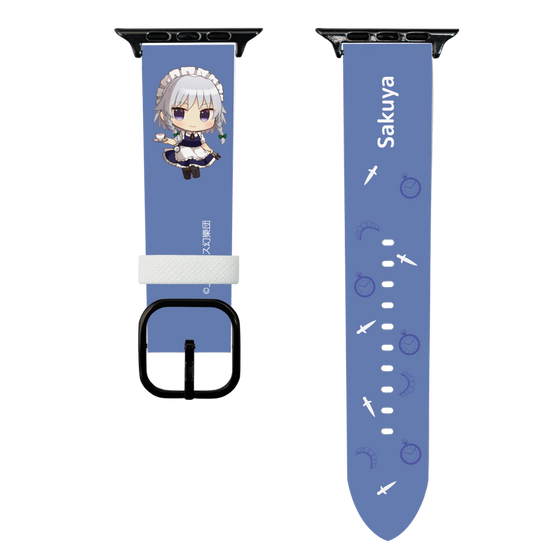 スマートウォッチレザーバンド［ 東方プロジェクト - SDキャラ - 十六夜咲夜 ］