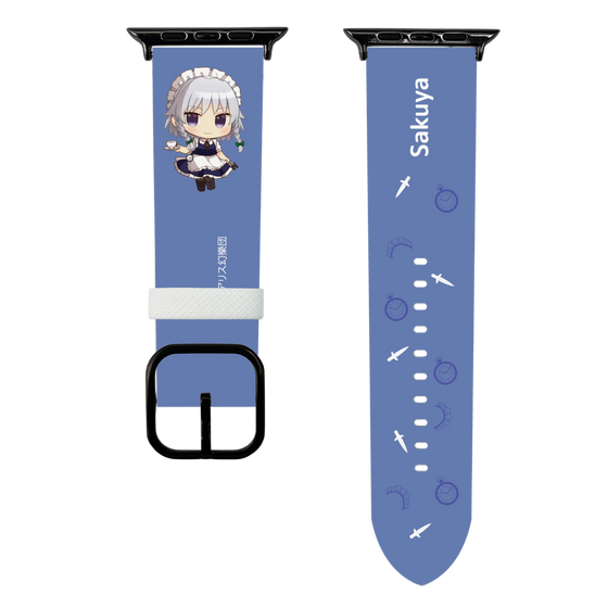 スマートウォッチレザーバンド［ 東方プロジェクト - SDキャラ - 十六夜咲夜 ］