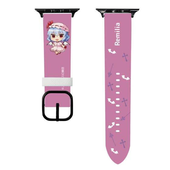 スマートウォッチレザーバンド［ 東方プロジェクト - SDキャラ - レミリア・スカーレット ］
