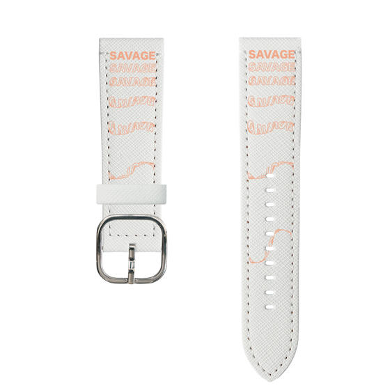 スマートウォッチレザーバンド［ SAVAGE Orange ］