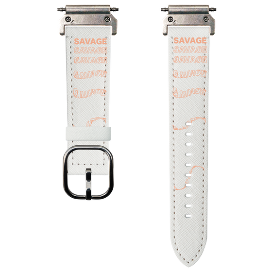 スマートウォッチレザーバンド［ SAVAGE Orange ］