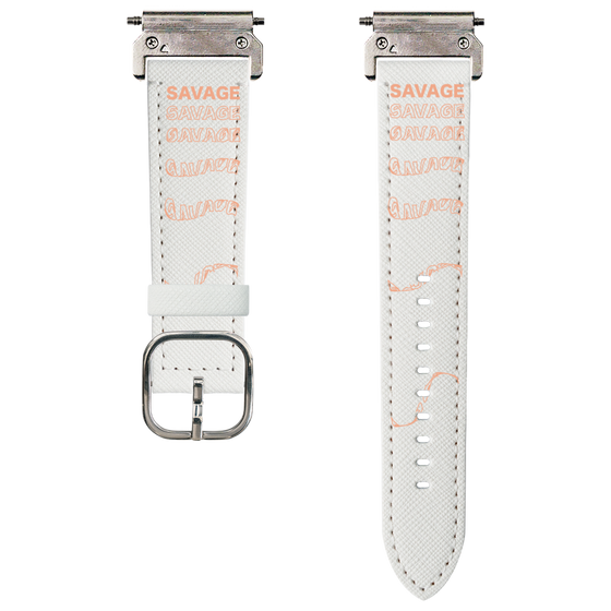 スマートウォッチレザーバンド［ SAVAGE Orange ］