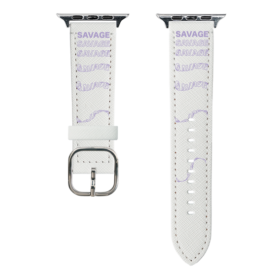 スマートウォッチレザーバンド［ SAVAGE Purple ］