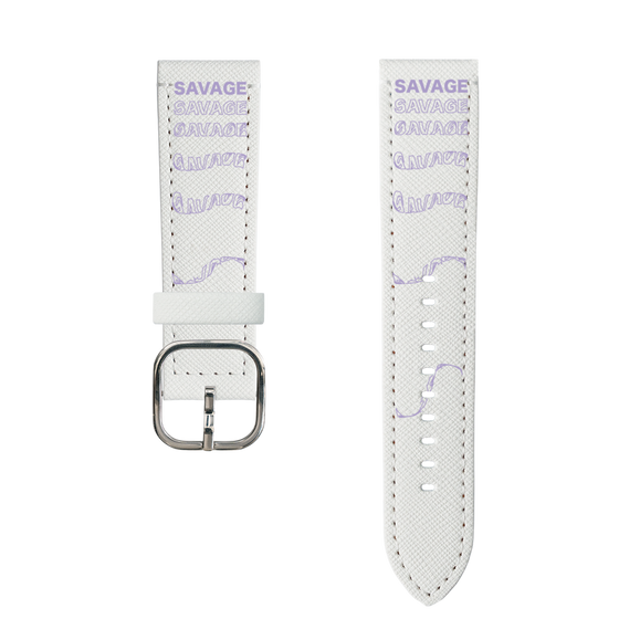 スマートウォッチレザーバンド［ SAVAGE Purple ］
