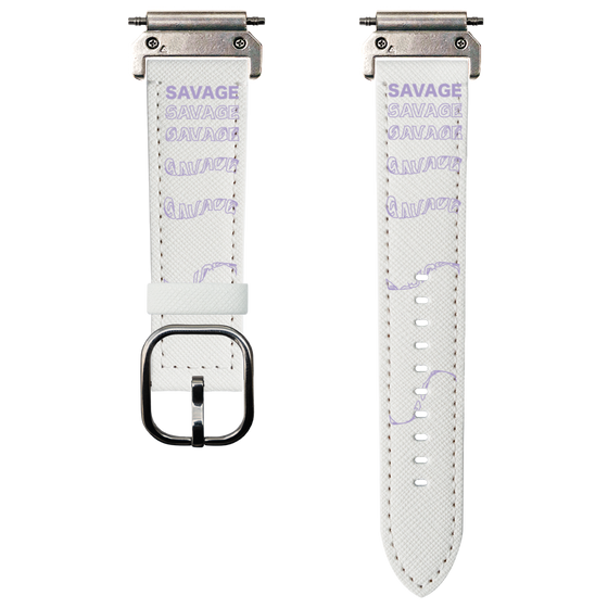 スマートウォッチレザーバンド［ SAVAGE Purple ］