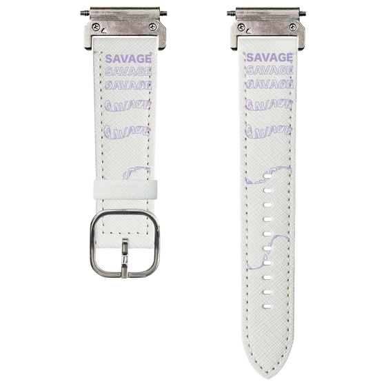 スマートウォッチレザーバンド［ SAVAGE Purple ］