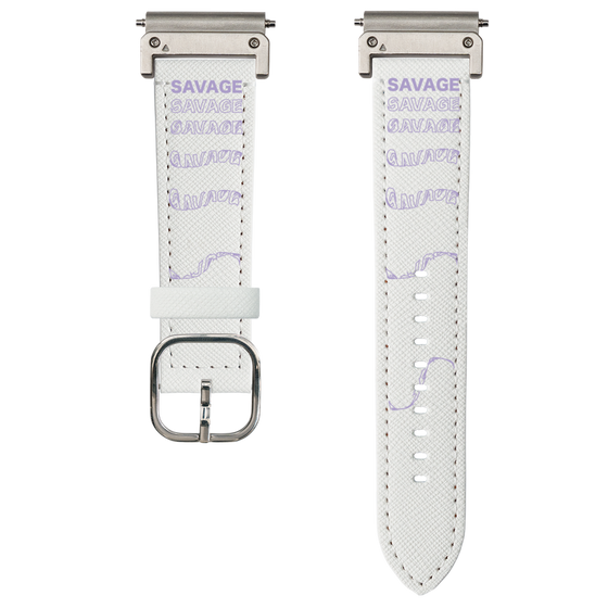 スマートウォッチレザーバンド［ SAVAGE Purple ］
