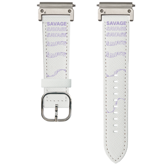 スマートウォッチレザーバンド［ SAVAGE Purple ］