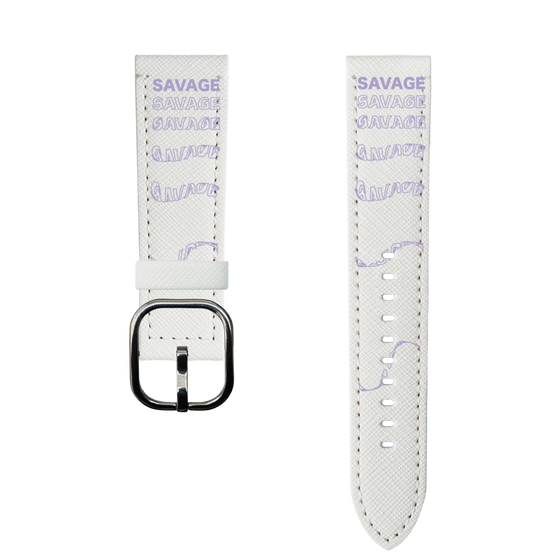 スマートウォッチレザーバンド［ SAVAGE Purple ］