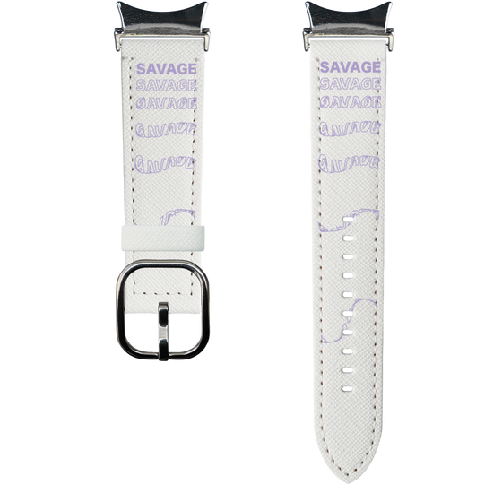 スマートウォッチレザーバンド［ SAVAGE Purple ］