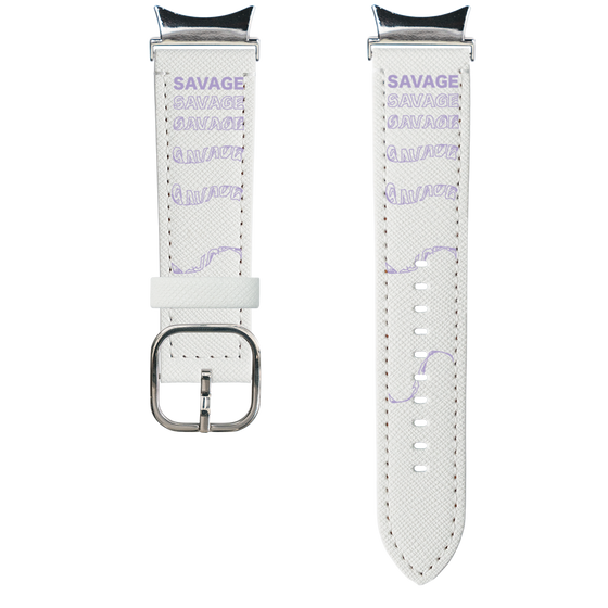 スマートウォッチレザーバンド［ SAVAGE Purple ］