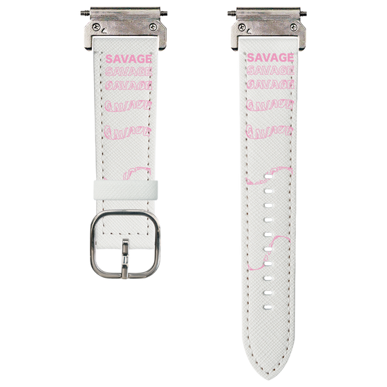 スマートウォッチレザーバンド［ SAVAGE Pink ］