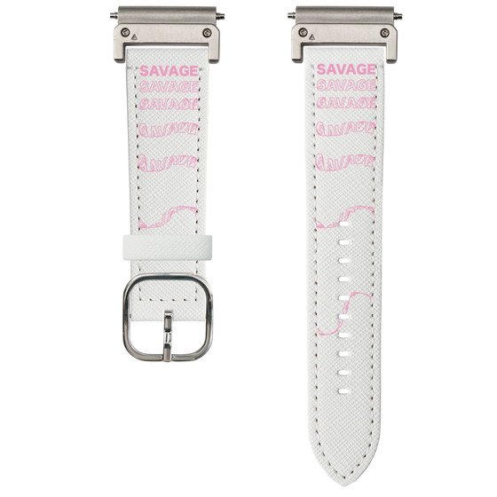 スマートウォッチレザーバンド［ SAVAGE Pink ］