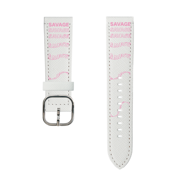スマートウォッチレザーバンド［ SAVAGE Pink ］