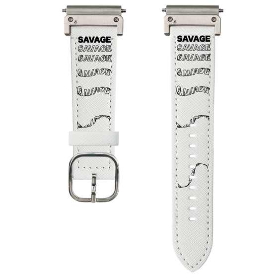 スマートウォッチレザーバンド［ SAVAGE Black ］