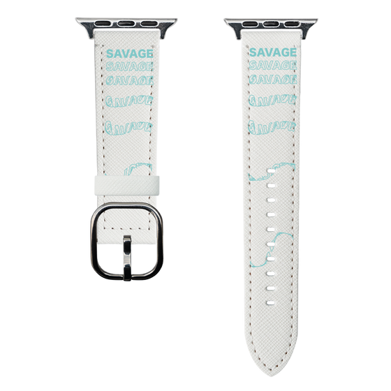 スマートウォッチレザーバンド［ SAVAGE Blue ］