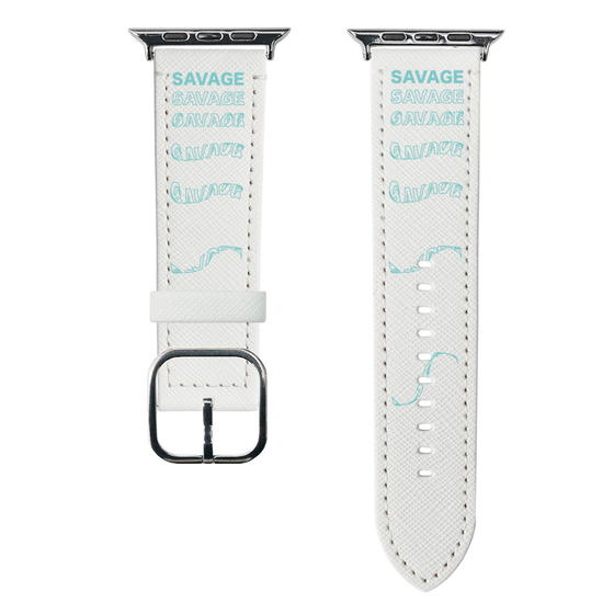 スマートウォッチレザーバンド［ SAVAGE Blue ］