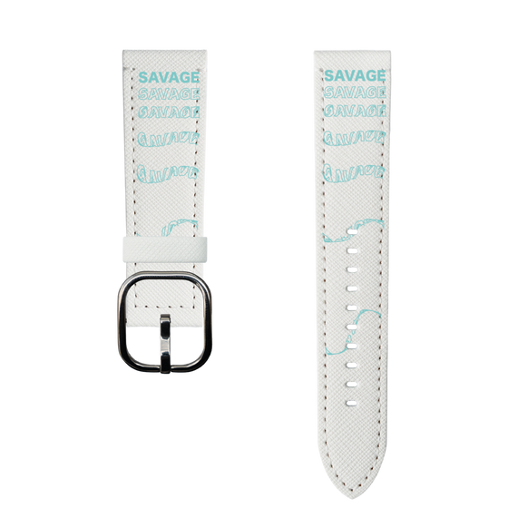 スマートウォッチレザーバンド［ SAVAGE Blue ］