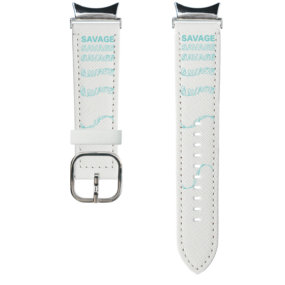 スマートウォッチレザーバンド［ SAVAGE Blue ］