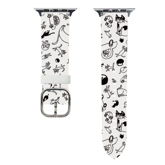 スマートウォッチレザーバンド［ おかべてつろう - おでかけ日和 ］