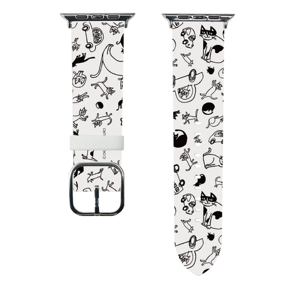 スマートウォッチレザーバンド［ おかべてつろう - おでかけ日和 ］