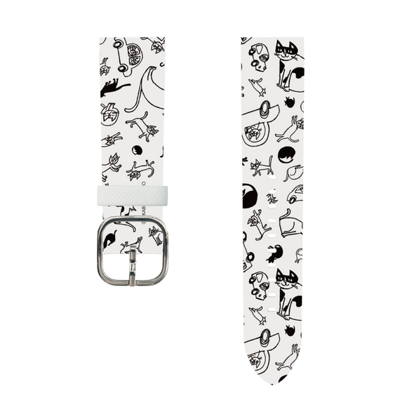 スマートウォッチレザーバンド［ おかべてつろう - おでかけ日和 ］