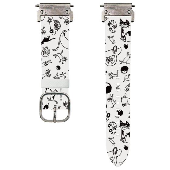 スマートウォッチレザーバンド［ おかべてつろう - おでかけ日和 ］