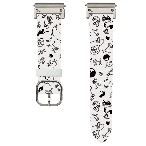 スマートウォッチレザーバンド［ おかべてつろう - おでかけ日和 ］