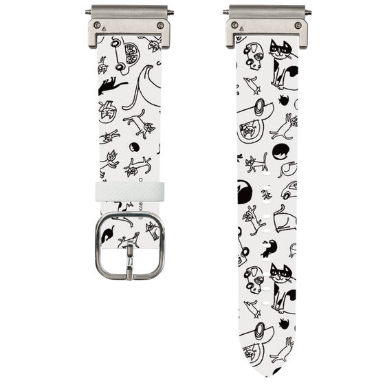 スマートウォッチレザーバンド［ おかべてつろう - おでかけ日和 ］