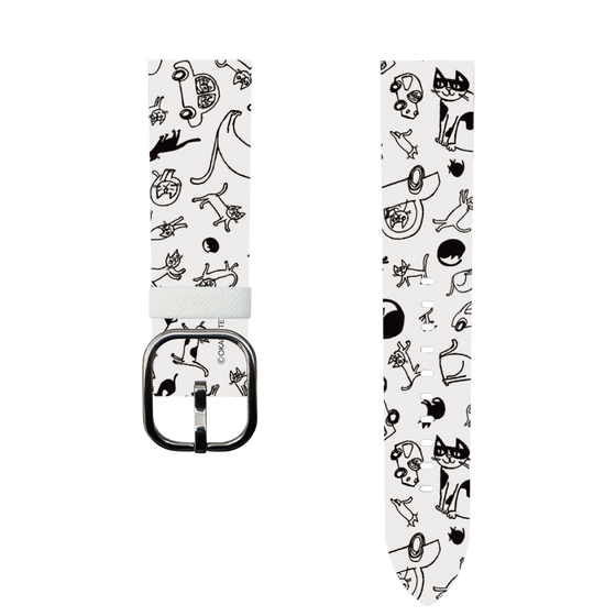 スマートウォッチレザーバンド［ おかべてつろう - おでかけ日和 ］