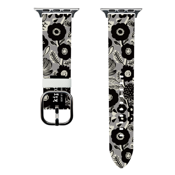 スマートウォッチレザーバンド［ kippis® - Ihmekasvi 不思議な植物 ］
