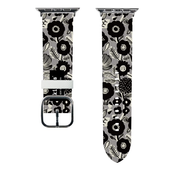 スマートウォッチレザーバンド［ kippis® - Ihmekasvi 不思議な植物 ］