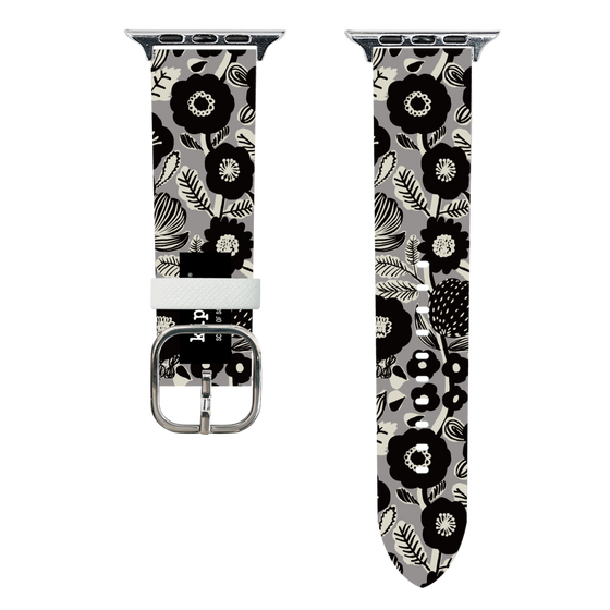 スマートウォッチレザーバンド［ kippis® - Ihmekasvi 不思議な植物 ］