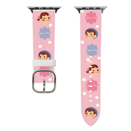 スマートウォッチレザーバンド［ ペコちゃん - ミルキー ］