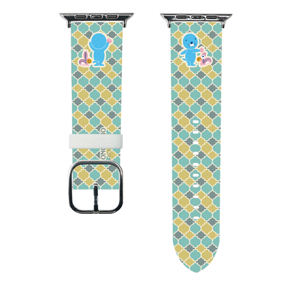 スマートウォッチレザーバンド［ ぼのぼの - タイル ］