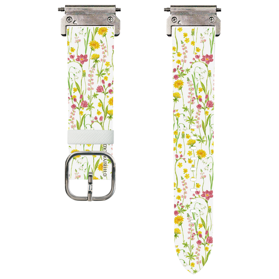 スマートウォッチレザーバンド［ 日比谷花壇 - プリムラ ］