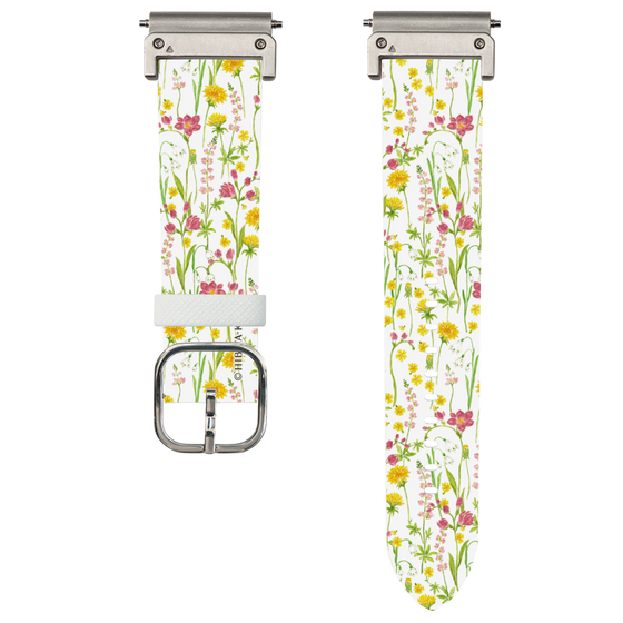 スマートウォッチレザーバンド［ 日比谷花壇 - プリムラ ］