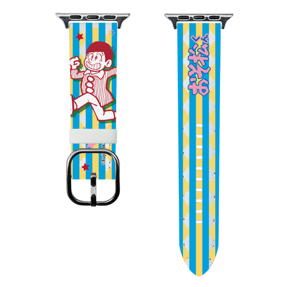 スマートウォッチレザーバンド［ おそ松くん - お顔 ］