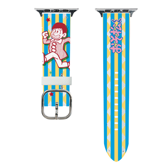 スマートウォッチレザーバンド［ おそ松くん - お顔 ］